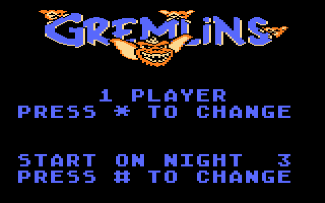 Gremlins (1984) (Atari) Screenshot